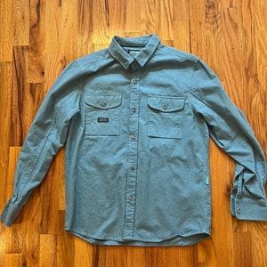VISSLA- Mens Button Down Shirt- Small